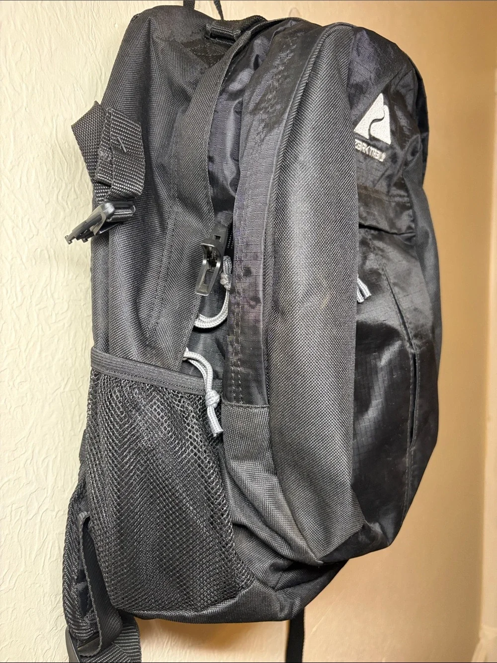 Ozark Trail Black and Gray Men's Backpack with Logo